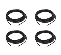 Bosiyrggrl 4X RG174 Cable Coaxial D'Antenne WiFi Connecteur Routeur Cordon 5M Long Noir