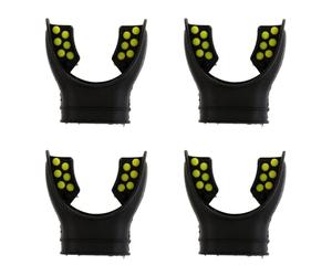 Bosiyrggrl 4X Snorkel Embouchure Régulateur Embouchure de Plongée Accessoire Universel Remplacement Scuba Silicone Respirateur Jaune