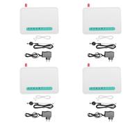 Bosiyrggrl 4X Terminal sans Fixe Quadri-Bande GSM Carte SIM Ligne Téléphonique Appelant de Bureau Numéroteur GSM850 / 900/1800 / 1900MHZ Prise UE