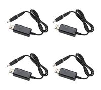 Bosiyrggrl 4X USB à 9V, 5V à 12V Step Up, Câble USB DC 5V Boost à 9V 12V Voltage Convertisseur 1A Ligne ÉLectrique de Transformateur de Tension ÉLéVatrice