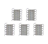 Bosiyrggrl 50 Pcs 5050 SMD 3 LED Module LED Strip String Light étanche DC 12V Cool Blanc