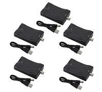 Bosiyrggrl 5X Adaptateur de Convertisseur Audio Vidéo vers BNC Compatible PAL/NTSC avec Cordon d'alimentation USB