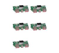 Bosiyrggrl 5X Batterie au Lithium 5V 3A Module de Charge à Affichage Numérique IP5356 Type-C Micro-USB QC3.0 2.0 PD3.0 PD2.0/AFC/FCP