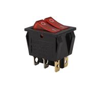 Bosiyrggrl 6 Broches Marche/Arret Interrupteur unipolaire unidirectionnel a bascule AC 15A/250V 20A/125V