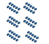 Bosiyrggrl 60 PièCes Connecteur RJ45 Jack Cat6 Extension Coupler Ethernet Network LAN Cat 6 Prises de Coupleur Adaptateur D'Extension, Bleu