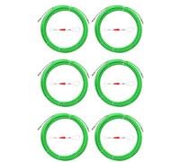 Bosiyrggrl 6Ensemble 10M 33Ft Fish Tape Cable Puller Kit 4.5Mm Pet Extracteur de Câble Électrique à Travers L'Enfileur de Dispositif de Guidage de Mural