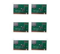 Bosiyrggrl 6X 2 - Carte de Test de Défaut de Carte Mère Pci de Bits Carte de Détection D'Ordinateur de Bureau Affichage de Diagnostic de Testeur de Carte Mère de Pci