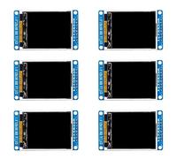 Bosiyrggrl 6X Module D'Affichage LCD 1,8 Pouces Full Color 128X160 RGB SPI Tft Module D'Affichage LCD St7735S 3.3V Remplacer L'Alimentation OLED