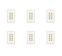 Bosiyrggrl 6X Plaque Murale pour Panneau de Cinéma Maison avec 8 Panneaux Muraux pour Panneau Audio