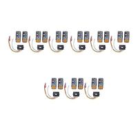 Bosiyrggrl 9 Ensemble 12V 24V 2.4G 50M Télécommande Universelle de Grue de Treuil sans de Voiture avec la Gamme à Distance de Combiné Jumeau