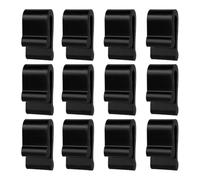 Bosiyrggrl Accessoires de Levage de Pare-Chocs Flexibles - Protecteurs de Couvercle de Casserole en Silicone (12 PiCes), Ensemble de Clips pour Cocotte Noire