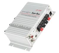 Bosiyrggrl Accueil, pour la Voiture, la Moto, Le Bateau Compatible 40W 12V Mini Amplificateur Stéréo Hi-FI Radio-FM Radio et MP3 Support