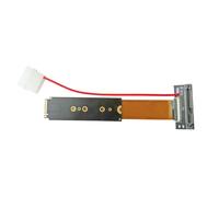 Bosiyrggrl Adaptateur de Carte Riser U.2 Interface Convertisseur Câble FPC U.2 vers M.2 NVMe NGFF Key-M M2 pour SSD NVMe U.2 SFF-8639 de 2,5 Pouces