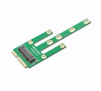 Bosiyrggrl Adaptateur M.2 NGFF vers MSATA Convertisseur Carte NGFF M.2 SSD -Bus B Key vers Riser M.2 Male MSATA Adaptateur pour SSD M2
