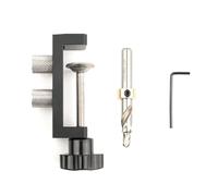 Bosiyrggrl Aide au Poinçonnage de Profilés en Aluminium Outil de Bricolage pour Profilés en Aluminium Guide de Perçage de Trous Gabarit de Perçage de Profilés en Aluminium