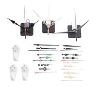 Bosiyrggrl Aiguilles D'Horloge et Kit Moteur Remplacement du MéCanisme D'Horloge avec 7 Paires D'Aiguilles Kit de PièCes de RéParation de Mouvement D'Horloge à Quartz