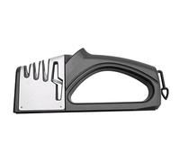 Bosiyrggrl Aiguiseur,Aiguiseur de Couteaux 4 Étapes,Couteau 4 en 1 Et Aiguiseur Ciseaux avec Diamant, Céramique, Tungstène, Ustensiles de Cuisine pour Sortes de Couteaux