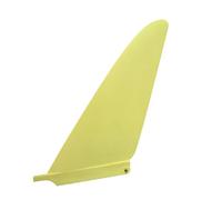 Bosiyrggrl Aileron de Planche de Surf 10 Pouces Palmes Centrales de Planche de Surf Planche à Pagaie Longboard Ailerons Simples Accessoires de Sport de Surf Jaune