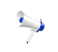 Bosiyrggrl Amplificateur Portable Rechargeable avec Fonction D'Enregistrement, Mégaphone Portable Idéal pour la Diffusion et Les Annonces sur Les Stands.