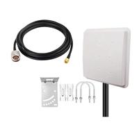 Bosiyrggrl Antenne Directionnelle RFID 915 MHz avec Support Métallique, Gain Élevé de 9 DBi, Étanche pour L'IoT Extérieur