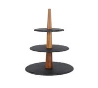 Bosiyrggrl Assiette à Dessert en Forme de Assiette à Dessert Assiette à Fruits Restaurant Occidental Thé de L'Après-Midi Présentoir à Gâteaux L