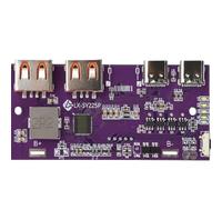 Bosiyrggrl Banque d'alimentation Mobile USB LED Double USB 22,5W Module de Chargement Micro/Type-C Chargeur de Batterie au Plomb-Acide Lithium Prise en Charge QC2.0/QC3.0/QC4.0 B