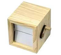 Bosiyrggrl Boîte D'Affichage Photo à Cadre Flip Book DIY avec Mouvement à la Main pour Mariage, Graduation, Saint-Valentin, Cadre Flip Book Photo, 8 Pièces, Marron Clair.