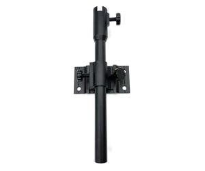 Bosiyrggrl Boîte de Pêche Noire Accessoires Support en Alliage D'Aluminium et de Magnésium Boîte de Pêche Grand Support Plateau à Appâts Cadre