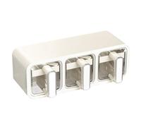 Bosiyrggrl Boîte de Rangement Murale pour Assaisonnements et Condiments au Sel MSG pour Cuisine Ensemble de Pots D'Assaisonnement Multi-Grilles Intégrés pour A