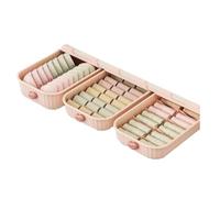 Bosiyrggrl Boîte de Rangement Polyvalente pour sous-Vêtements et Chaussettes, Organiseur Mural avec Finition Élégante, Cloison Sécurisée pour la Décoration Intérieure B