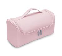 Bosiyrggrl Boîte de Sèche-Cheveux Portable à Crochet Caché, Sac à Outils de Coiffure Antidérapant, Sac de Rangement Étanche de Grande Capacité Rose