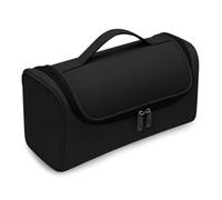 Bosiyrggrl Boîte de Sèche-Cheveux Portable à Crochet Caché, Sac à Outils de Coiffure Antidérapant, Sac de Rangement Étanche de Grande Capacité Noir