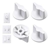 Bosiyrggrl Bouton de Remplacement pour Minuterie, Pack de 4, pour Bouton de Minuterie 146MT574, Minuterie à Ressort de la Série FD.