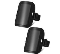 Bosiyrggrl Brassard Réglable pour Homme, Lot de 2 Brassards D'Identification en Cuir avec Élastique, Brassard pour Forfait de Ski