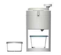 Bosiyrggrl Broyeur à Glace Manuel Portable, Machine à Smoothie Multifonction, Rasoir à Glace Portatif pour la Cuisine à Domicile, Outil Anti-Grêle Compact