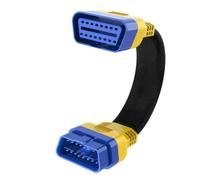 Bosiyrggrl Câble D'Extension OBD 30 cm 40 cm Adaptateur de Connecteur OBD 16 Broches Câble Flexible à Col de Cygne OBD II A1