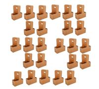 Bosiyrggrl Cadeaux de Fleurs Kraft 25 Pièces Porte- avec Poignée pour 2 Tasses Boîte d'emballage D'Enveloppe Florale Rectangulaire Porte-Fleurs Kraft