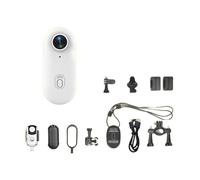 Bosiyrggrl Caméra d'action Miniature 1080p avec Wi-FI Mains, Enregistrement POV et Accessoires de Cyclisme pour Le Travail, Voyages, Promenades avec Animaux, la Natation et Le Vélo B