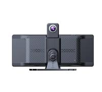 Bosiyrggrl Caméra Embarquée 4K avec Écran Tactile 10,26 Pouces, Système D'Infodivertissement Android Auto et CarPlay, Caméra de Recul 1080p, Wi-FI et Bluetooth.