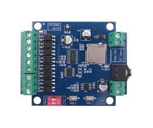 Bosiyrggrl Carte D'Amplificateur de Diffusion Vocale Carte D'Amplificateur Audio avec Invite D'Alarme, Diffusion Vocale, Fonctions de Mode de Déclenchement Multiples