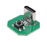 Bosiyrggrl Carte de Commande de Lampe de Poche LED à Trois Niveaux, Circuit Imprimé 5 W 10 W, 5 Pièces, Accessoires de Bricolage, Module de Charge Type-C