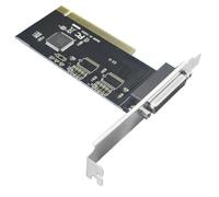 Bosiyrggrl Carte D'Extension de Port Parallèle PCI vers DB25 Contrôleur D'Adaptateur de Convertisseur de Port Parallèle PCI pour Imprimante de PC de Bureau