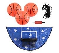 Bosiyrggrl Cerceau de Basket pour Trampoline, Structure de Basket pour Trampoline, Ensemble de Cerceau de Basket pour Trampoline (Bleu)