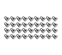 Bosiyrggrl Clip pour Agrandie de 36 Pièces Sling Clasp Olecranon Hook pour Keychain Snap Hooks Bag Couleur Noire Convient Aux Femmes Ou Aux Utilisez Relaxant