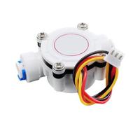 Bosiyrggrl Compteur de Débit D'Eau Haute Précision 1/4" PE, Capteur de Débit, Indicateur 0,5-6 L/Min, Débitmètre pour Distributeur D'Eau