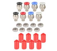 Bosiyrggrl Connecteur Pneumatique PC4-M6 Droit à Travers pour Accessoires de Boîte de Séchage de Filament D'Imprimante 3D.