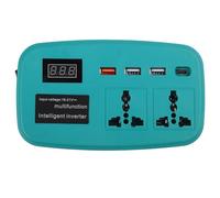 Bosiyrggrl Convertisseur de Courant Continu Vers Alternatif, Convertisseur de Batterie, Compact et Portable, Haute Capacité, pour Usage Extérieur en Voiture