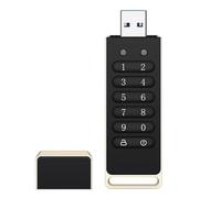 Bosiyrggrl Couche Flash USB du Clavier, Crypte 64 Go de Mot de Passe Matériel Sécurisé Mémoire Stick USB 3.0 Disque