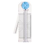 Bosiyrggrl Coupe-Papier 4 en 1, Coupe-Papier 12 Pouces pour Outil de Scrapbooking Multifonction Bleu