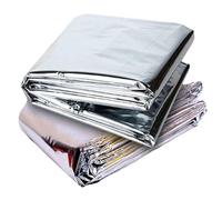 Bosiyrggrl Couvertures d'urgence Couvertures Thermiques Kit de Tapis D'Extérieur Accessoires de Couchage d'urgence